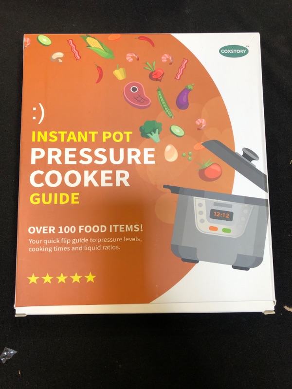 Photo 1 of Instant Pot Magnetic Cheat Sheet - Cooking Guide Booklet - Instapot Pressure Cooker Magnet Sheets - Instapot Pot Accessory Kitchen Gadgets Pot Cheat Sheets