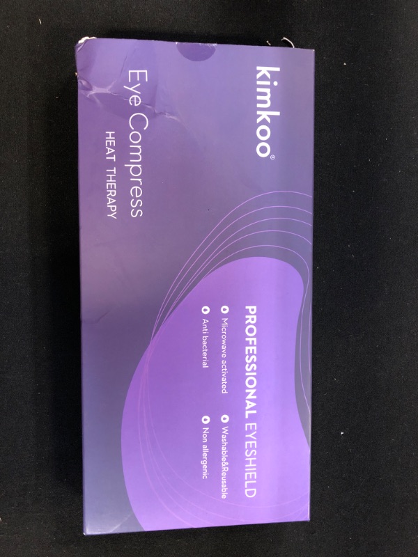 Photo 2 of Heat Eye Compress, Microwave Activated, Fast Acting and Effective Relief for Eye Irritation, Dry Eye, Blepharitis, Itchy Eyes and Other Eye Discomfort Problems (Purple)