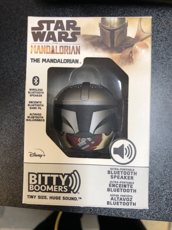 Photo 2 of Star Wars The Mandalorian Bitty Boomers Bluetooth Speaker NEW
