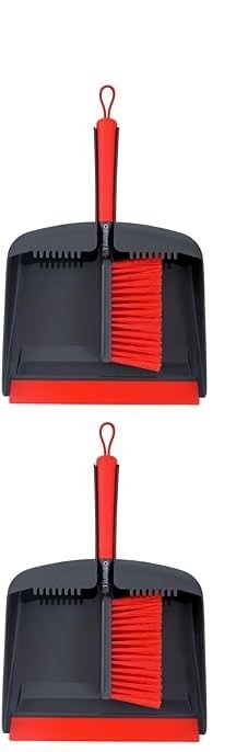 Photo 2 of 2 PCS BRUSH AND DUSTPAN SET - Black and Red