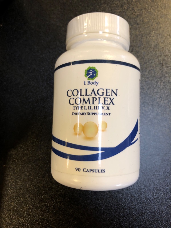 Photo 2 of 1 Body Collagen Complex – Collagen Protein Pills for Women & Men – Collagen for Hair, Skin, Nails, and Joints – Collagen Supplements for Women & Men – 30 Servings