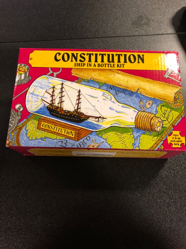 Photo 2 of 203 Ship in Bottle Constitution Kit