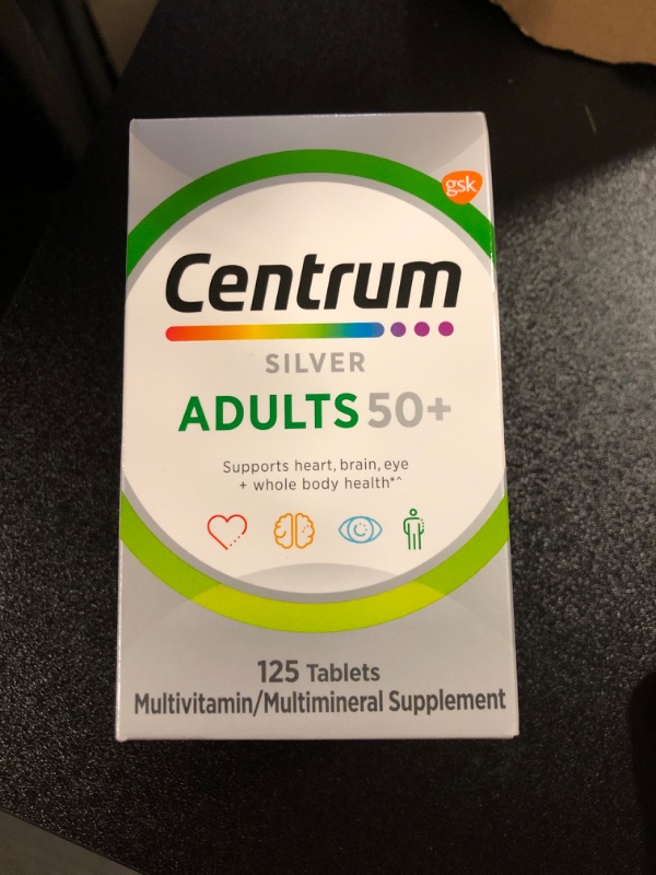 Photo 2 of Centrum Silver Multivitamin for Adults 50 Plus,125 count New 125 Count