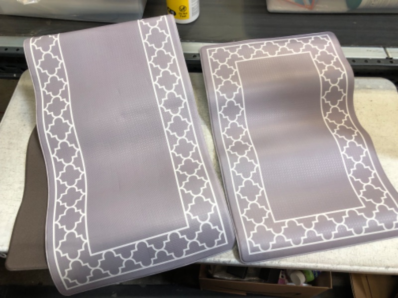 Photo 1 of 2PCS Floor Mats Grey 
