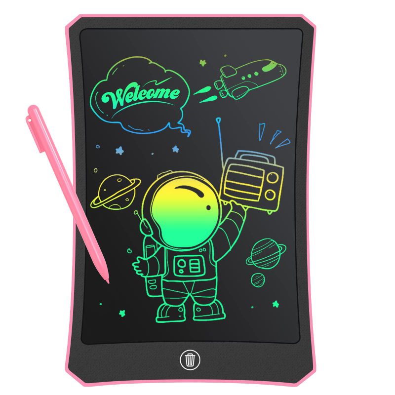 Photo 1 of NEWYES LCD Writing Tablet Doodle Board, 9 inch Colorful Drawing Tablet Writing Pad, Gifts Toys for Girls Boys 9 Inch Pink