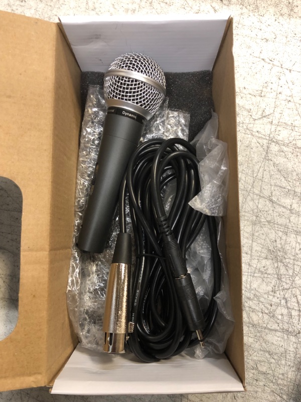 Photo 2 of ABO Gear Dynamic Microphone Karaoke Microphone Handheld Microphone Professional Moving Coil Dynamic Handheld Microphone