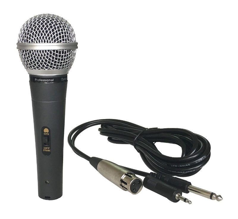 Photo 1 of ABO Gear Dynamic Microphone Karaoke Microphone Handheld Microphone Professional Moving Coil Dynamic Handheld Microphone