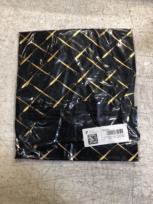 Photo 1 of Black And Gold Blouse XL 