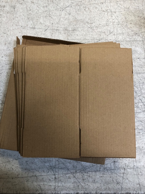 Photo 2 of 4×4×4 Inch Corrugated Shipping Box Set of 5,Strong Cardboard Boxes For Packaging,Moving,Mailing Gift,Small Business 4*4*4in