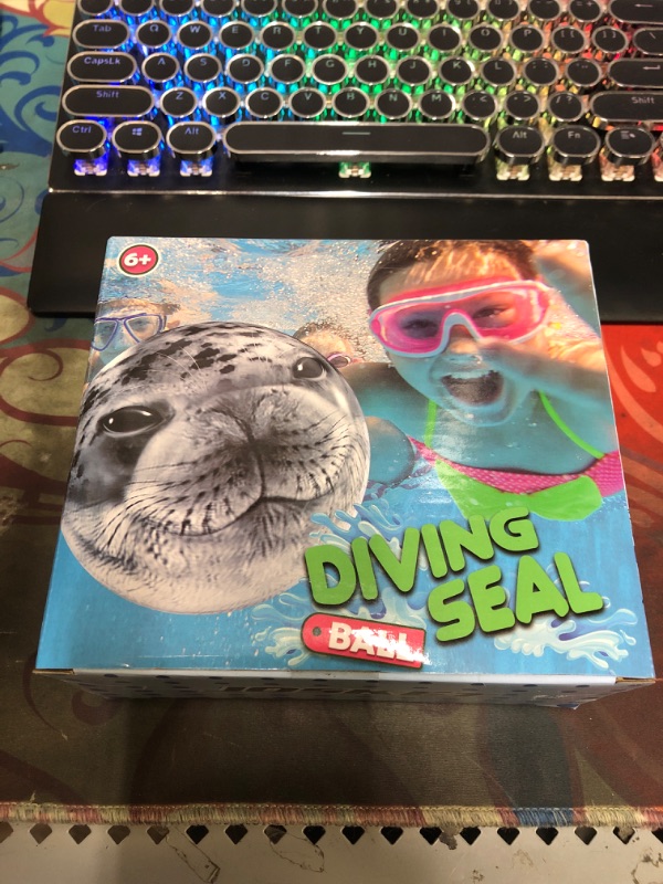 Photo 1 of JOSKET Seal Diving Ball Pool Toys for Kids Pool Games Swimming Sports Water Ball for Kids Adults Family 8.7 inch
++UNABLE TO TEST++
