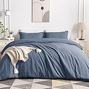 Photo 1 of BEDELITE Navy Duvet Cover Set Twin Size - Super Soft Washed Microfiber Duvet Twin XL Comforter Cover-Hotel Collection Cozy Full Size Bedding Sets 3 Piece with Zipper