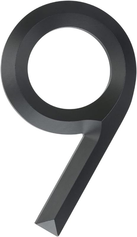 Photo 1 of 8 inch Large Floating House number, Modern House Number, Mailbox Numbers, Number Sign for House Outside, 911 Visibility Signage(9)