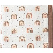 Photo 1 of 2-Layer Muslin Swaddle Blanket Bamboo Cotton Muslin Quilt – 47 x 47” Boy, Girl or Gender Neutral Holiday Receiving Blanket for Baby Shower (CH021)