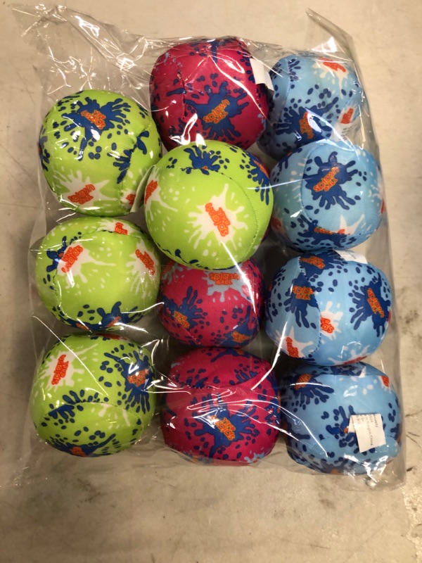 Photo 2 of 4E's Novelty 12 Pack - 3" Water Bomb Splash Balls - Water Absorbent Ball - Kids Pool Toys, Outdoor Water Activities for Kids, Pool Beach Party Favors. Water Fight Games