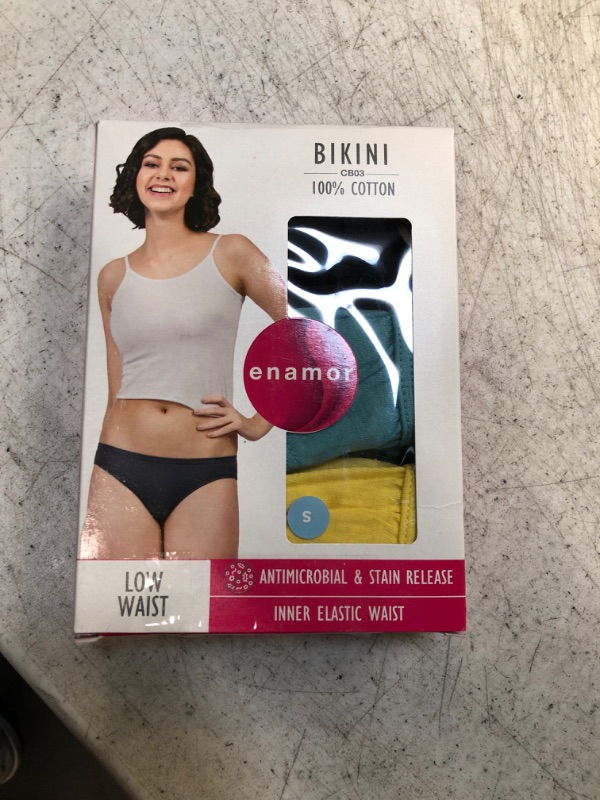 Photo 1 of enamor 3 pack bikini low waist underwear small