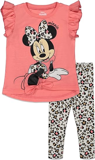 Photo 1 of Disney Minnie Mouse T-Shirt Dress and Leggings Outfit Set Infant to Big Kid
3t