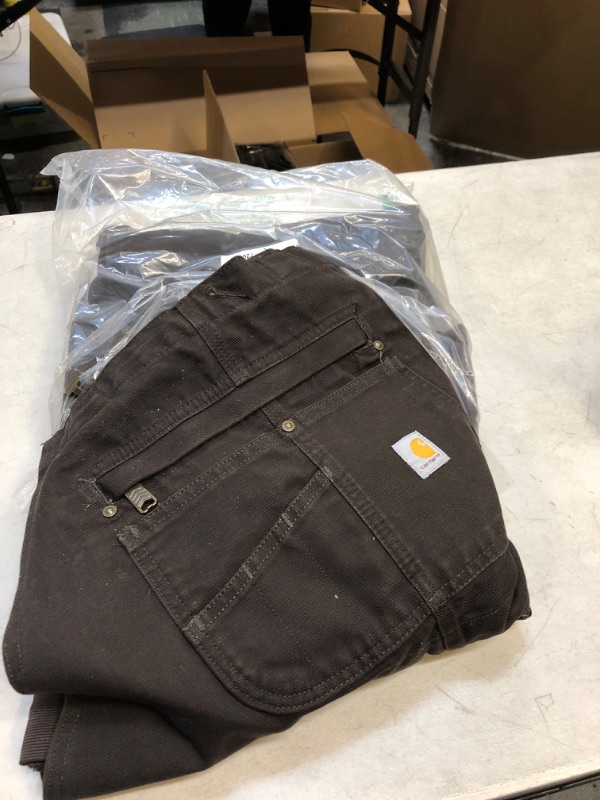 Photo 1 of brown carhartt overalls large