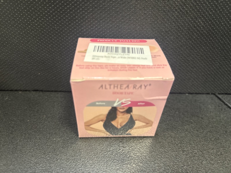 Photo 2 of Altheanray Boob Tape Boobytape for Breast Lift Tape for Large Breasts,A to G Adhesive Bra Tape Silicone Nipple Covers 16.4ft 2 inch x 16.4 ft