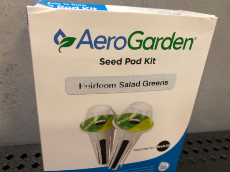 Photo 2 of AeroGarden Heirloom Salad Greens Mix Seed Pod Kit - Salad Kit for AeroGarden Indoor Garden, 3-Pod 3-pod Heirloom Salad Greens