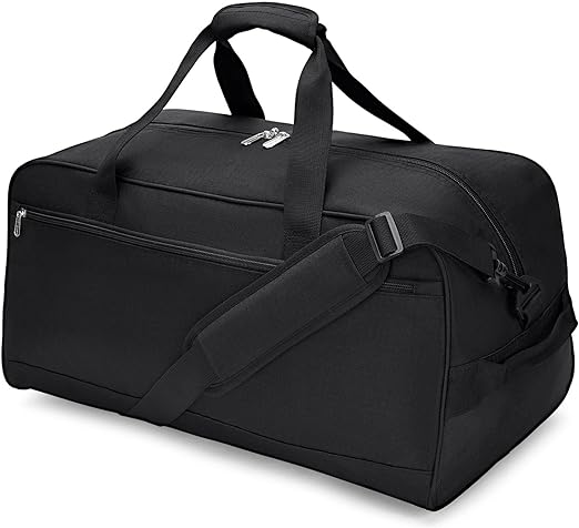 Photo 1 of 21 inch Travel Duffel Bag for Weekend and Overnight - Lightweight Carry On Bag for 2-3 day trip-Black