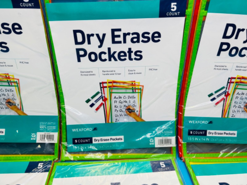 Photo 2 of 685784…30 dry erase pockets 