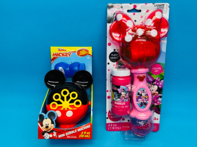 Photo 1 of 685800…Disney mini bubble machine and lights/sound bubble wand