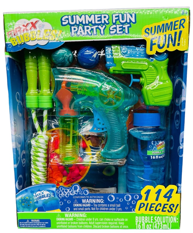 Photo 1 of 685837…summer party set 114 piece bubble set