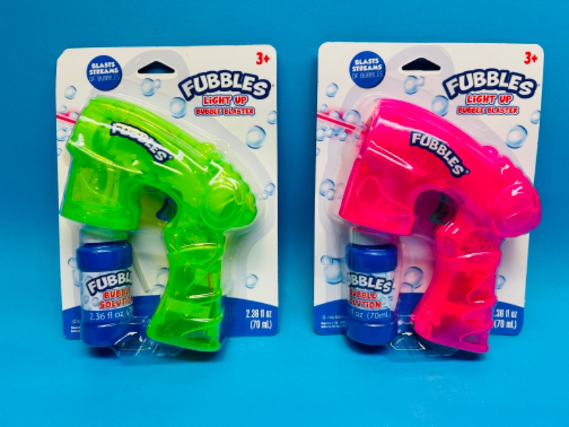 Photo 1 of 685879…2 Fubbles light up bubble blasters