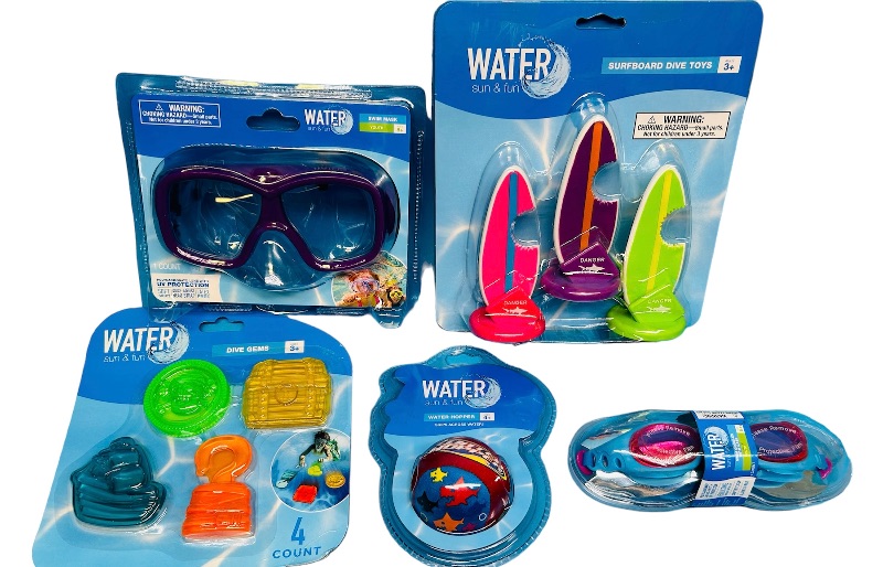 Photo 1 of 685888…youth swim mask, goggles, and dive toys 