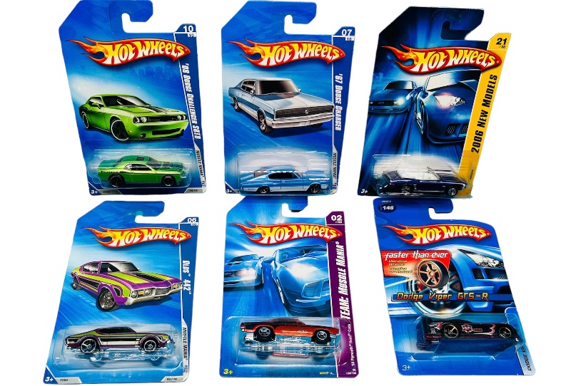 Photo 1 of 685906…6 hot wheels die cast muscle cars