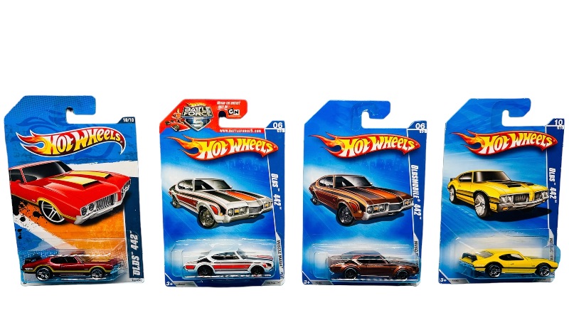 Photo 1 of 685923… 4 hot wheels die cast  Oldsmobile cars