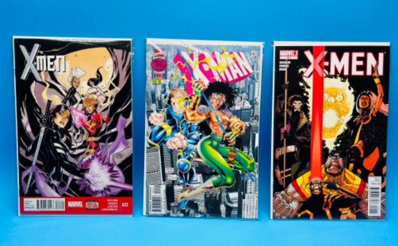 Photo 1 of 685981…3 X-men  comics in plastic sleeves 