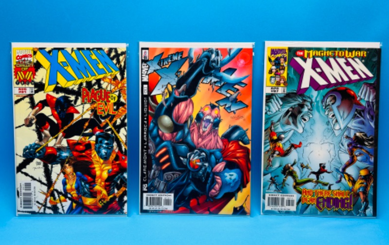 Photo 1 of 685986…3 X-men  comics in plastic sleeves 