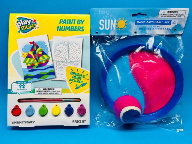 Photo 1 of 686007… catch ball set and paint by numbers