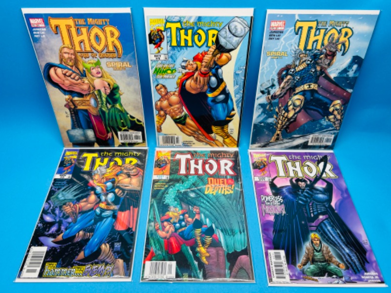 Photo 1 of 686022…6 Thor comics in plastic sleeves 