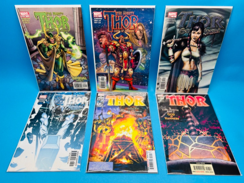 Photo 1 of 686023…6 Thor comics in plastic sleeves 