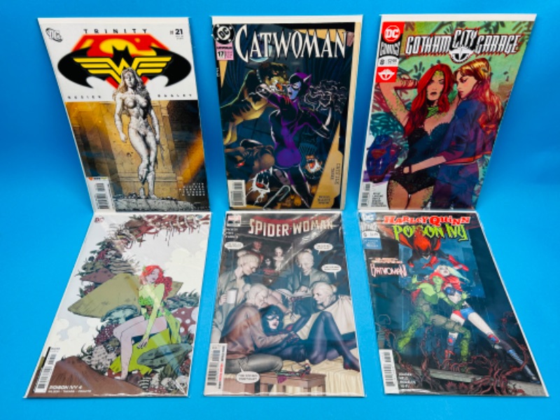 Photo 1 of 686033…6 female superhero  comics in plastic sleeves 