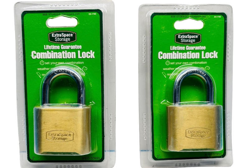 Photo 1 of 686063…2 combination locks solid brass