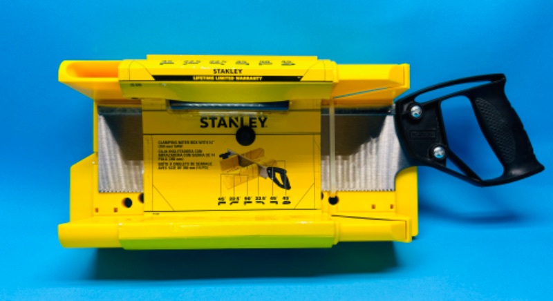 Photo 1 of 686071…Stanley clamping miter box with saw