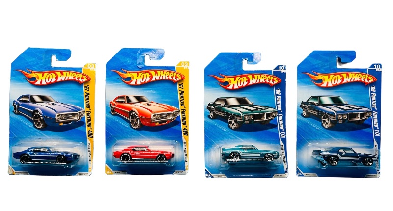 Photo 1 of 686109…4 hot wheels die cast Firebird cars 