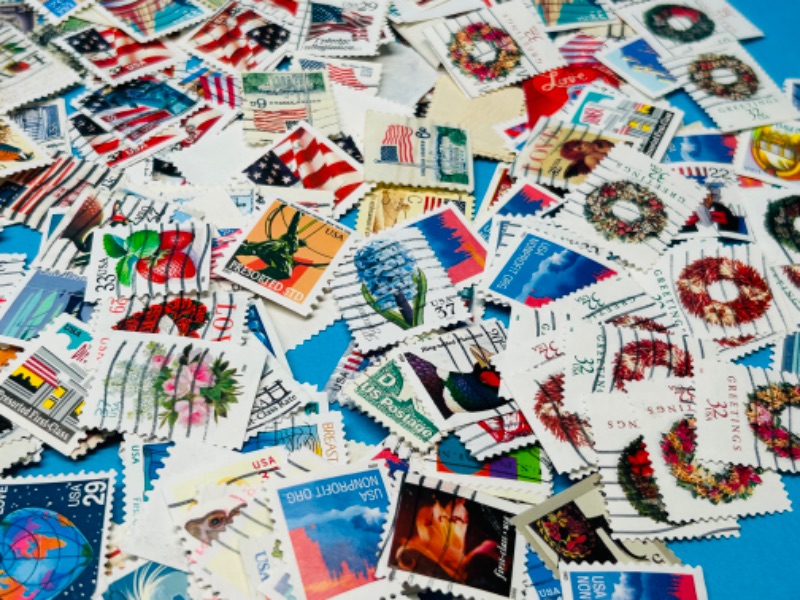 Photo 8 of 686145…hundreds of used stamps 