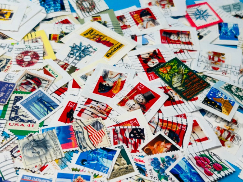 Photo 6 of 686146… hundreds of used stamps 