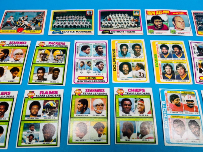 Photo 6 of 686164…vintage 1978-81 team leaders football cards in 2 thick top loaders 