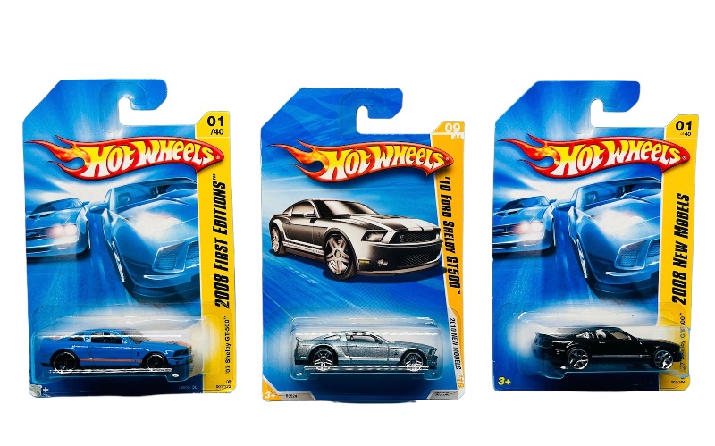Photo 1 of 686185…3 hot wheels die cast Shelby cars 