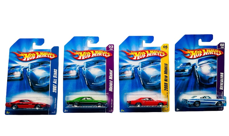 Photo 1 of 686212… 4 hot wheels die cast dodge muscle cars 