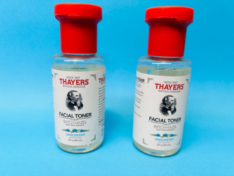 Photo 1 of 686248…2 Thayers facial toners with witch hazel 3 oz each