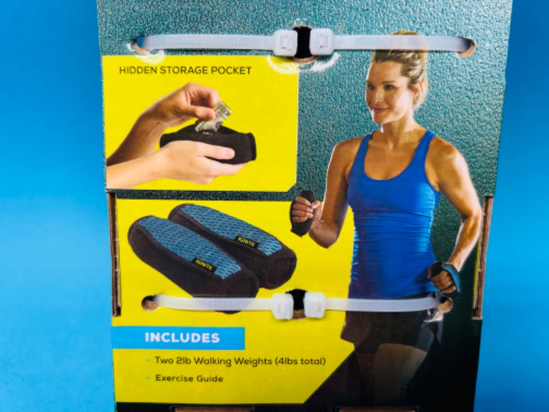 Photo 2 of 686293…2 Ignite  walking weights 2 pounds each 4 pounds total weight with hidden storage 