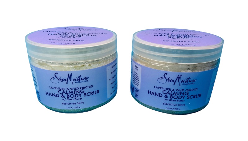 Photo 1 of 686295…2 Shea Moisture hand and body scrub lavender and wild orchid 