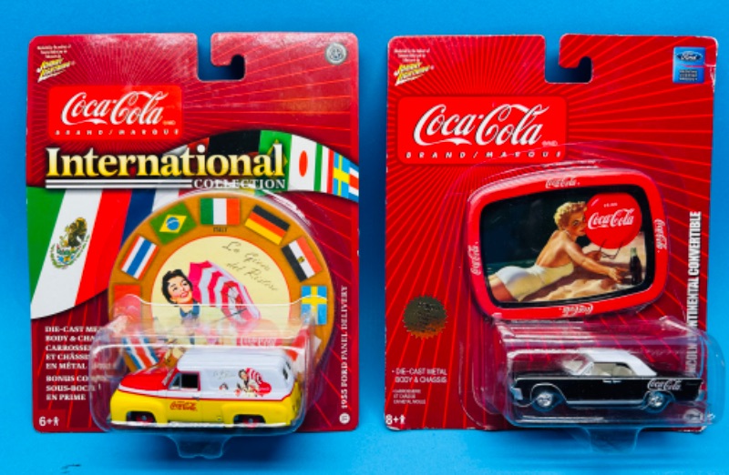 Photo 1 of 686296…2 Coca Cola die cast cars