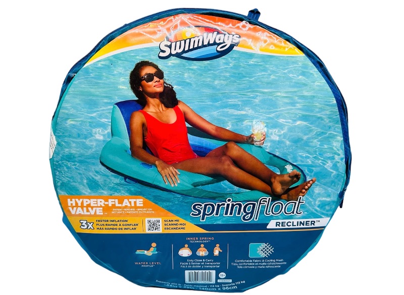 Photo 1 of 686305…swimways hyper-flate springfloat recliner